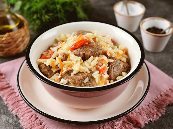 Плов с говядиной