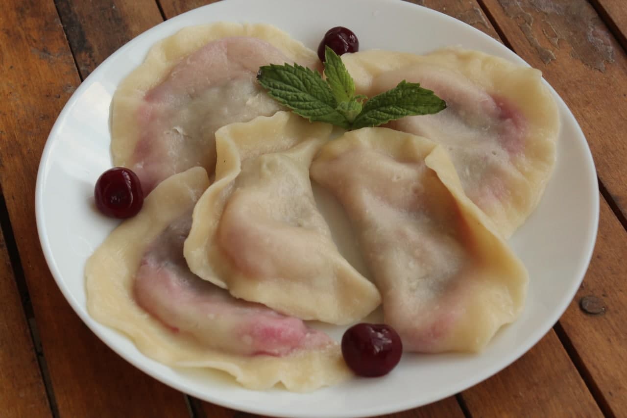 Вареники с вишней