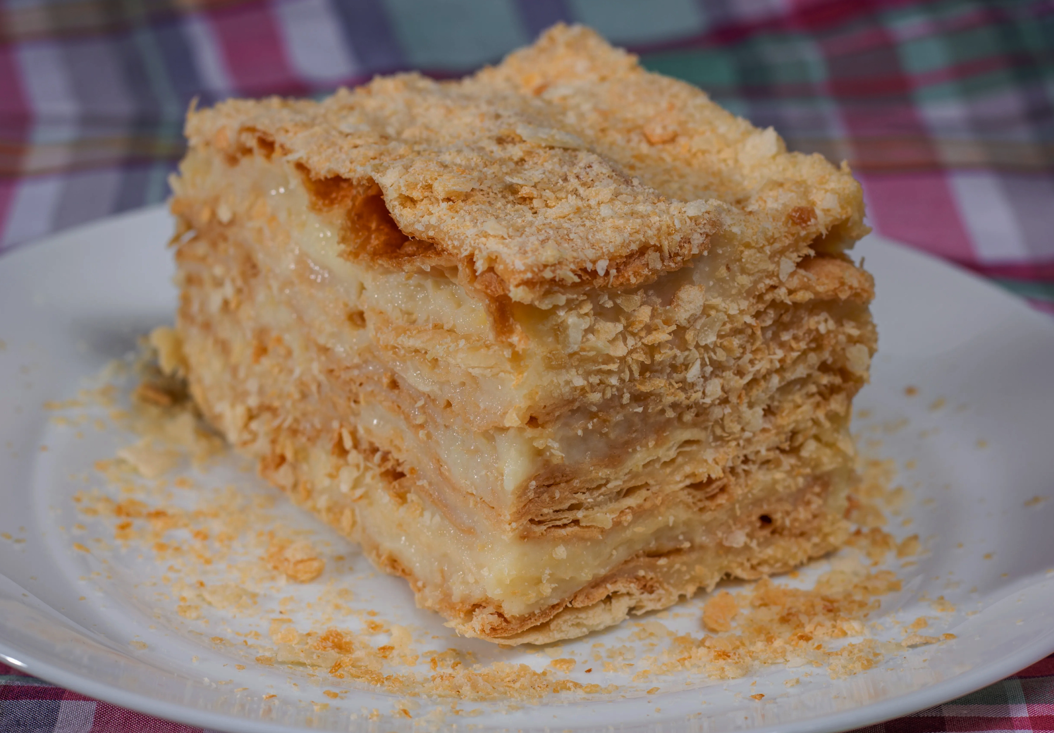 Торт Наполеон классический московский