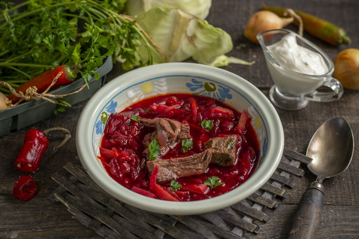 Рецепт смачного борщу з яловичиною